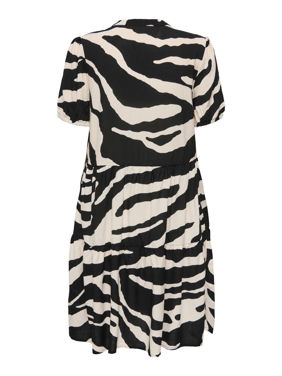 ONLNOVA LIFE VIS S/S THEA DRESS WVN