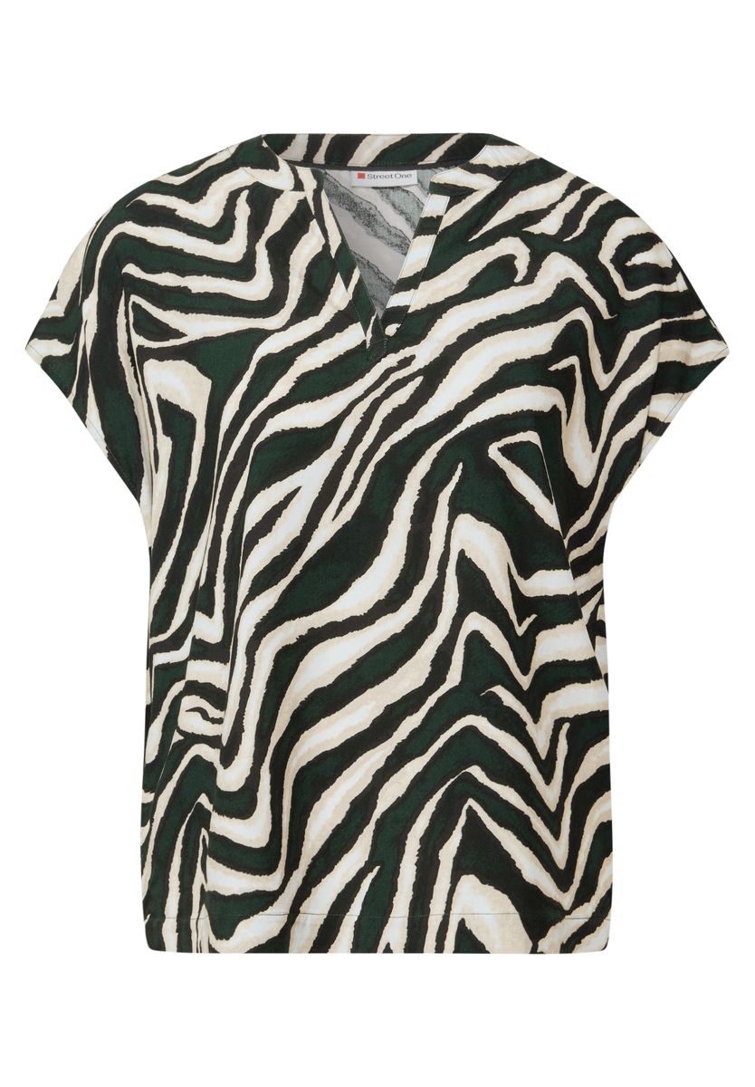 Bluse mit Zebra-Muster