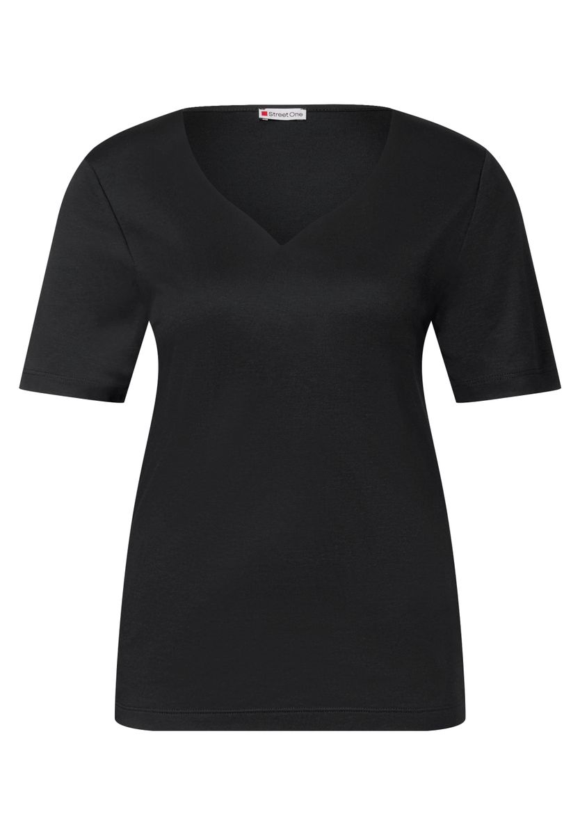 T-Shirt mit Herzausschnitt