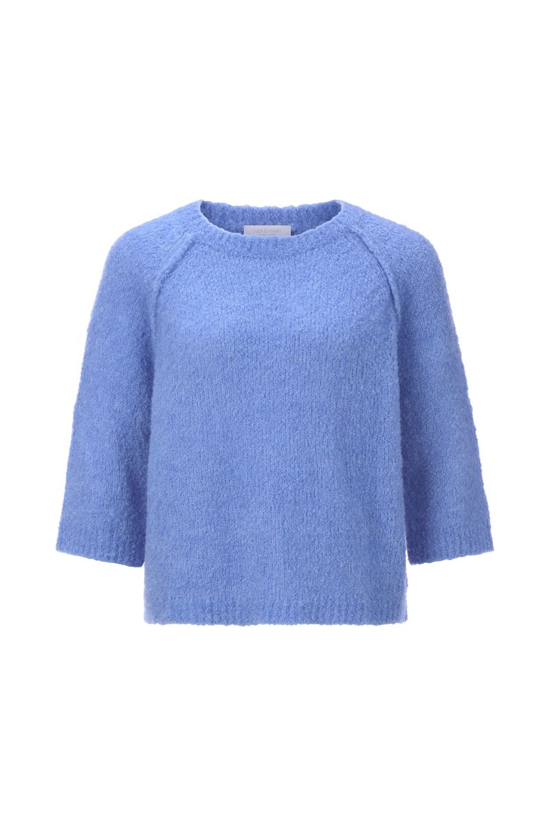 Bouclé Crew Short Sleeved