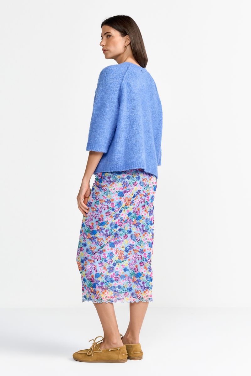 Bouclé Crew Short Sleeved