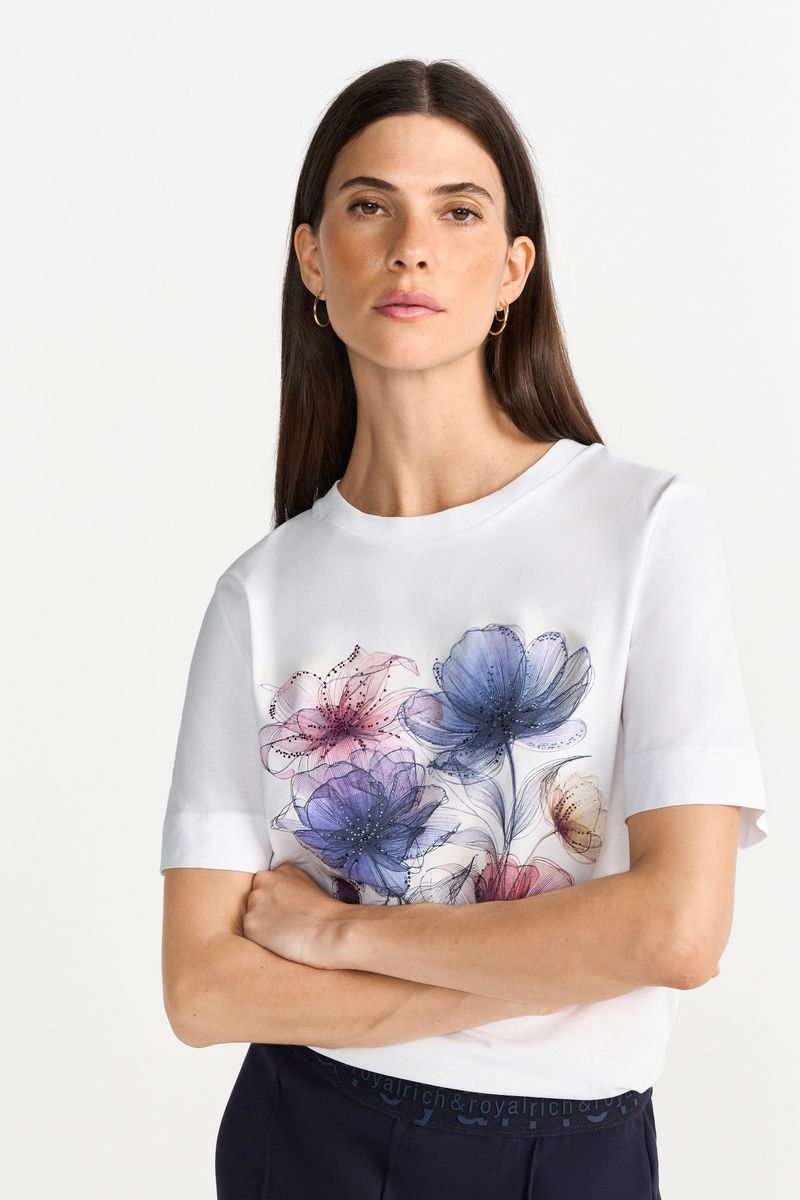Easy Fit T-Shirt Flowers