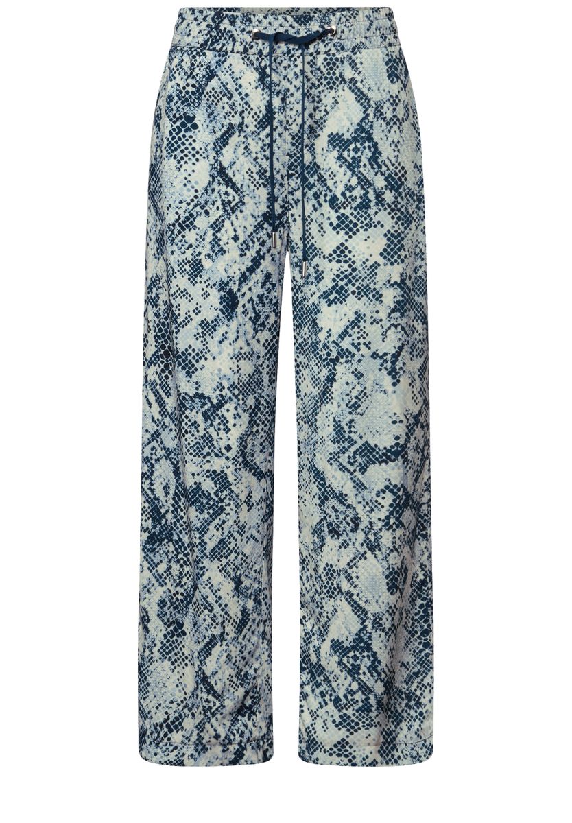 Snake Print Wide Leg Hose