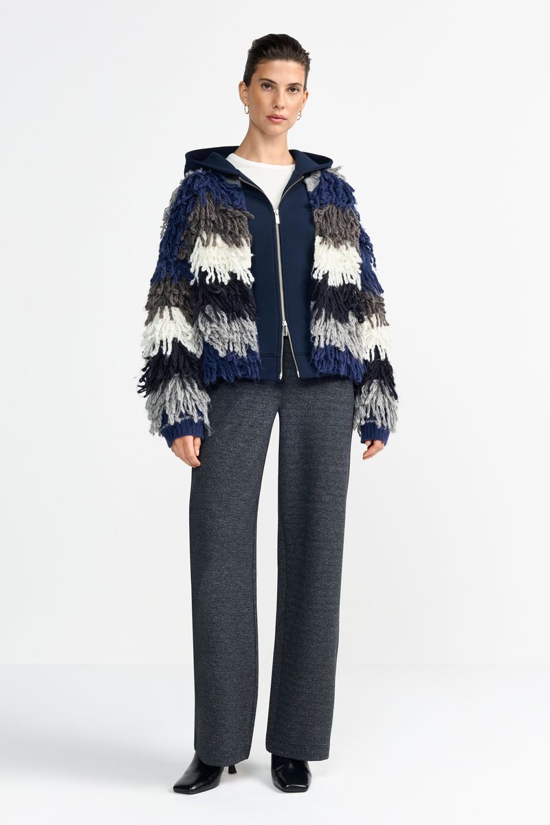 Shaggy Open Edge Cardigan