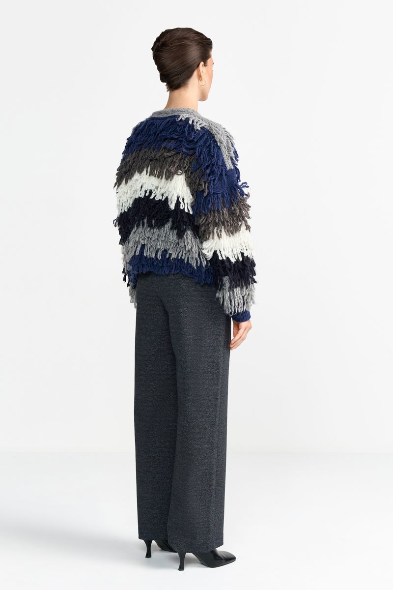 Shaggy Open Edge Cardigan