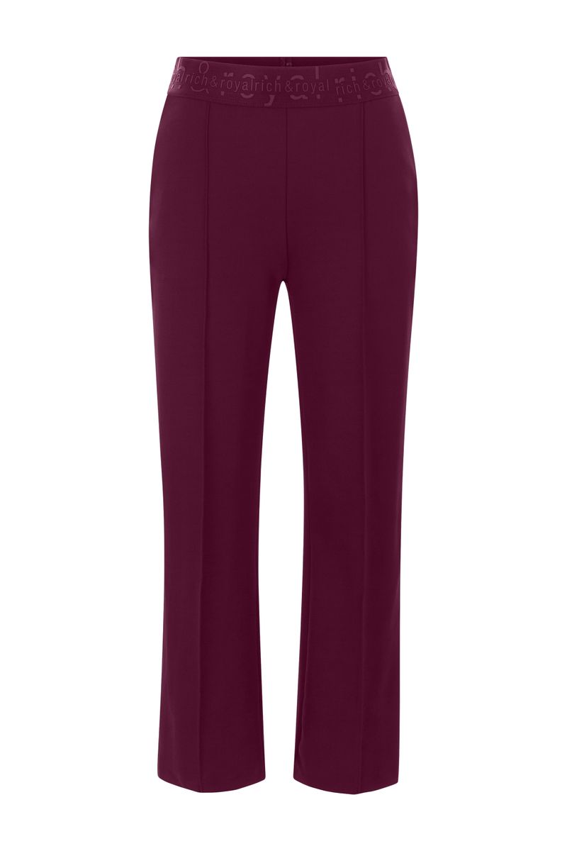 Wide Pants With Elastic Tape