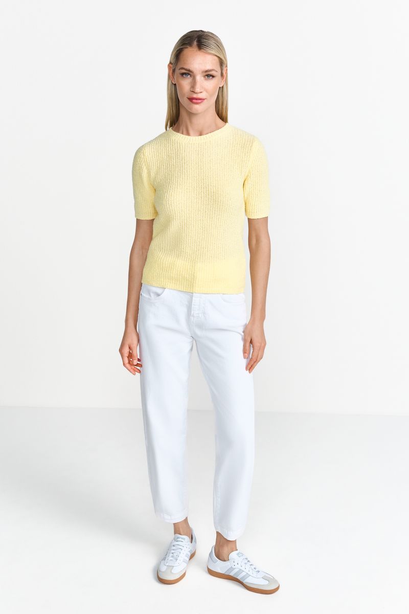 Structured towelling short sleeve