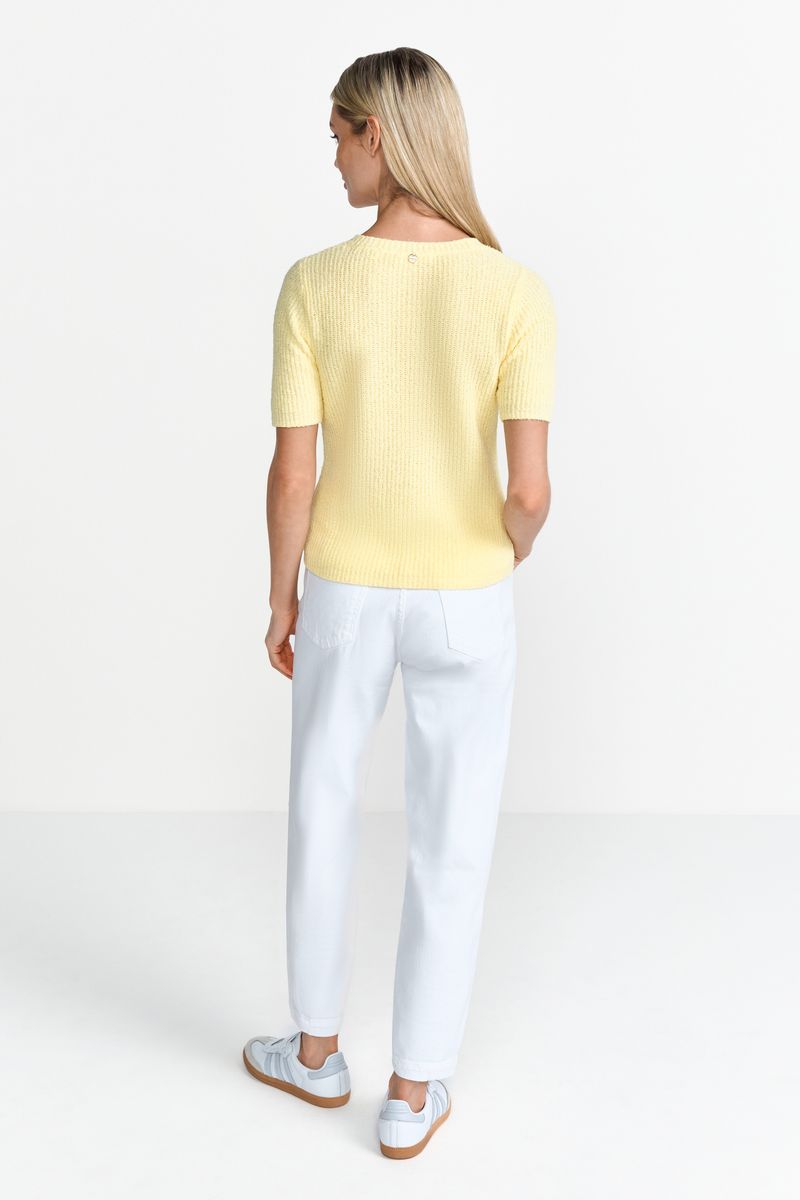 Structured towelling short sleeve
