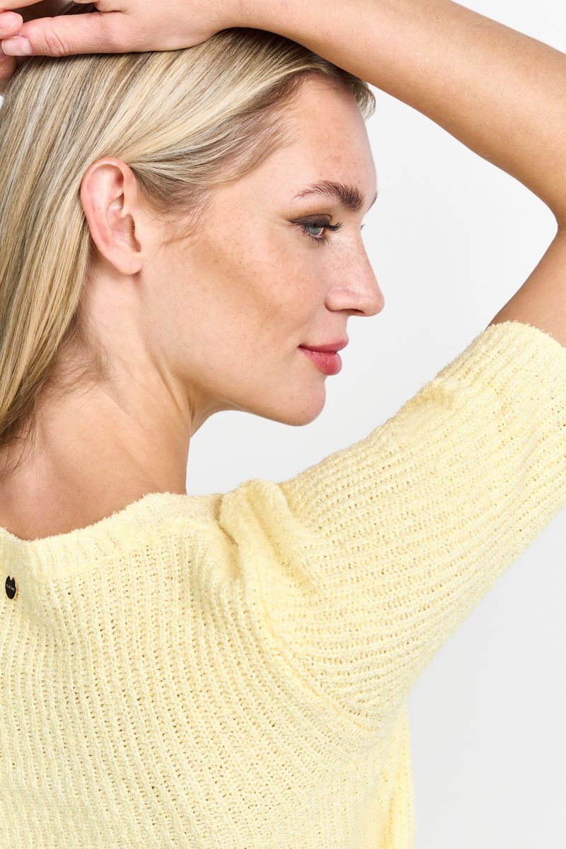 Structured towelling short sleeve