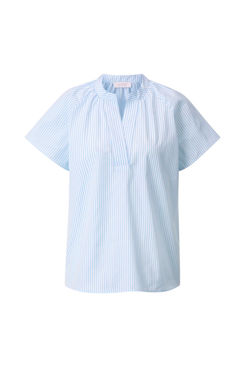 Cotton stripe blouse