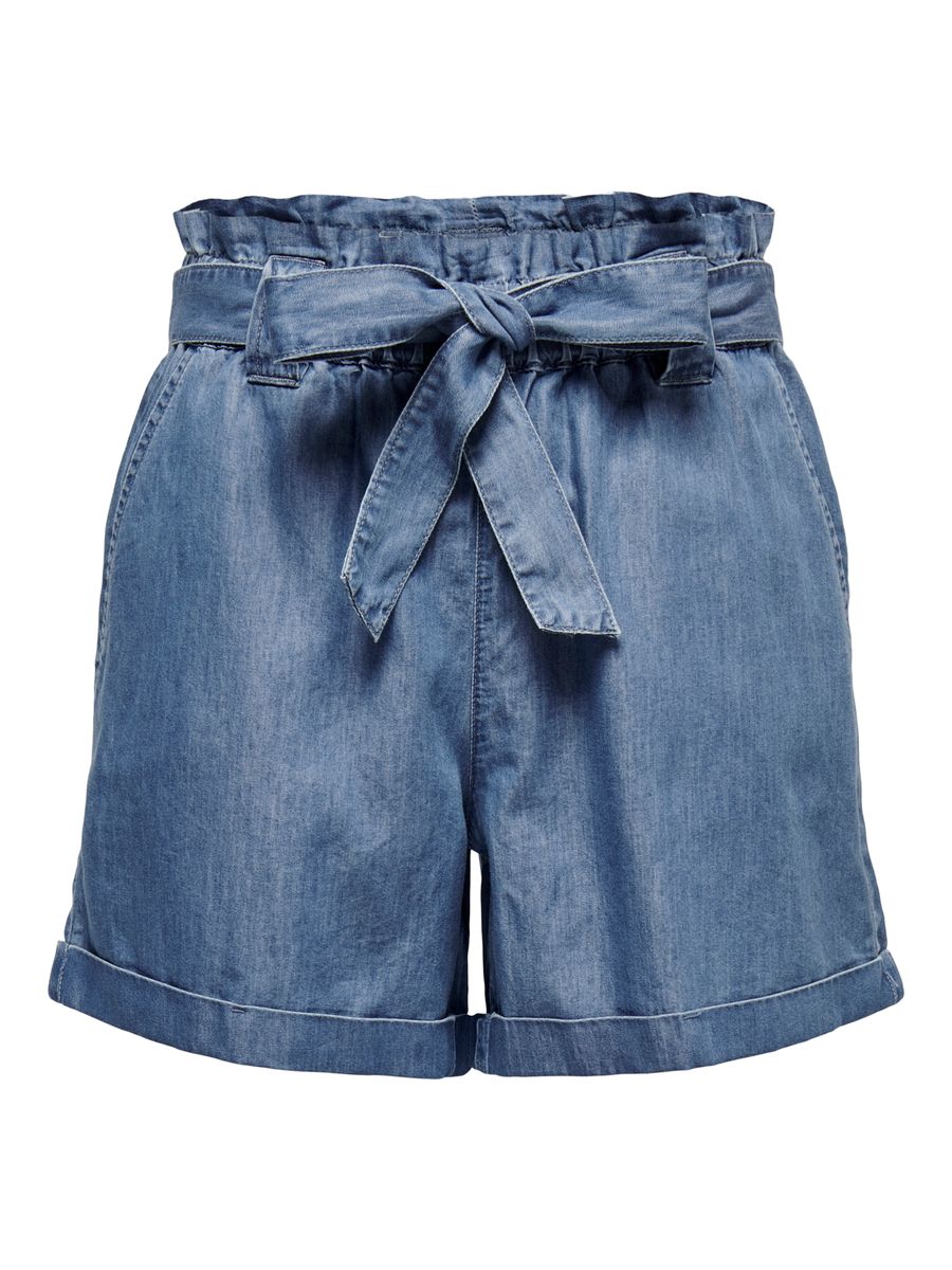 ONLBEA SMILLA HW PB LOOSE DNM SHORTS