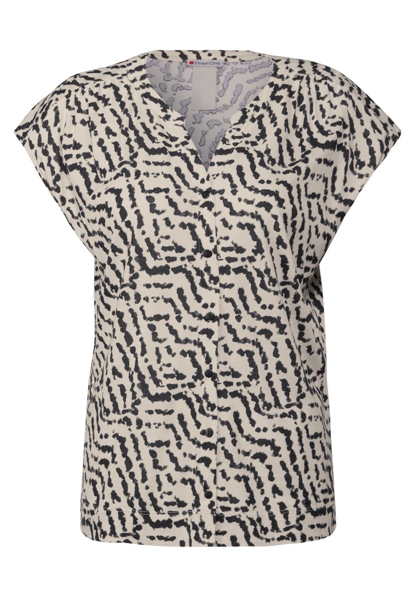 Shirt im Blusen-Look