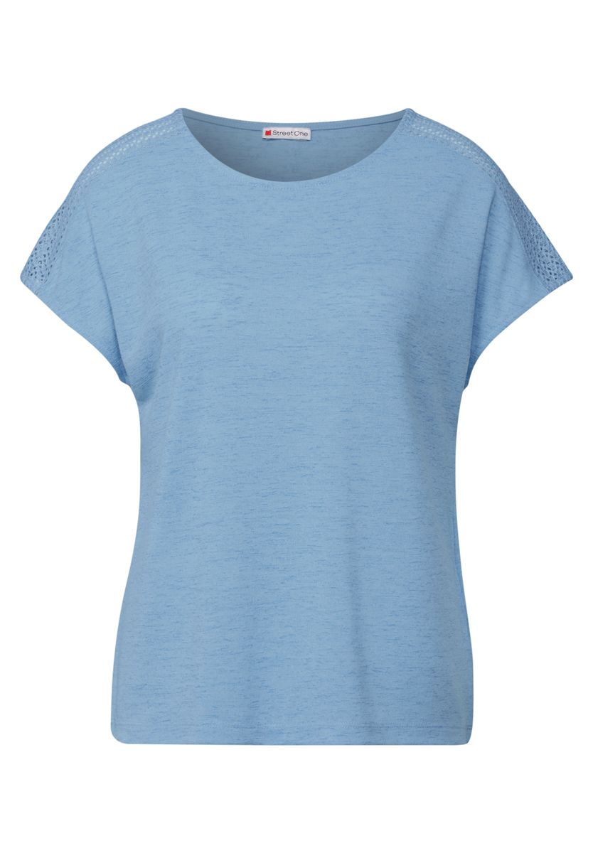 Shirt mit Spitzendetail