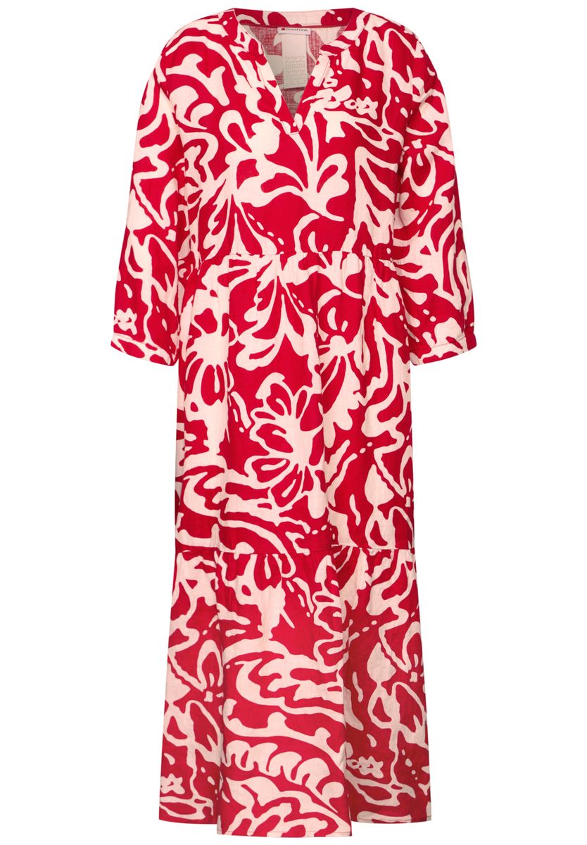 Leinenkleid mit Print