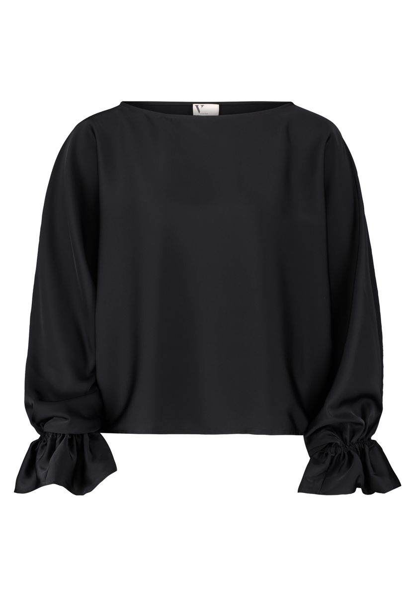 Satin-Bluse