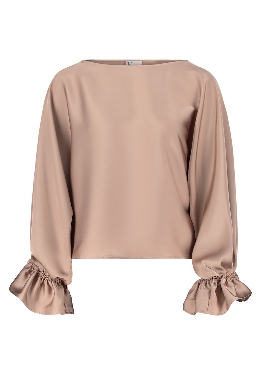 Satin-Bluse