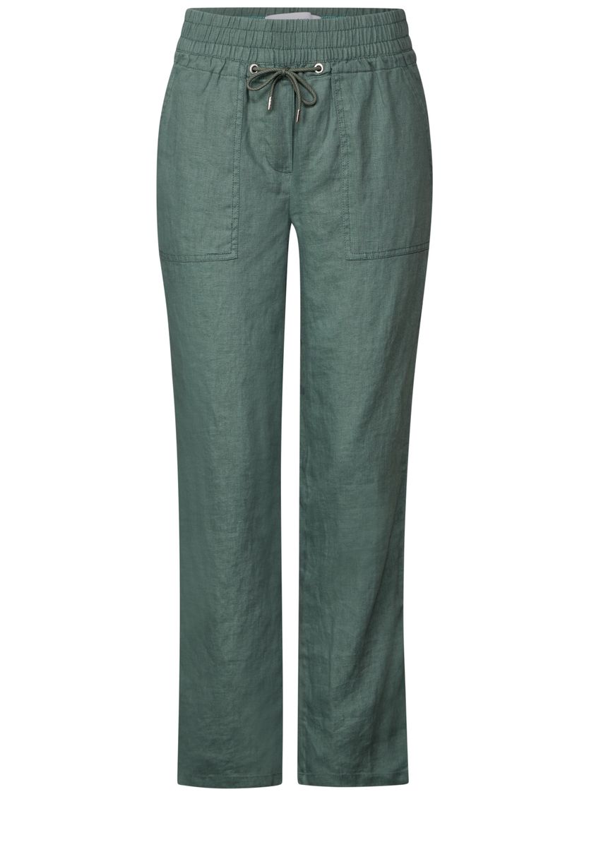 Leinenhose im Casual Fit