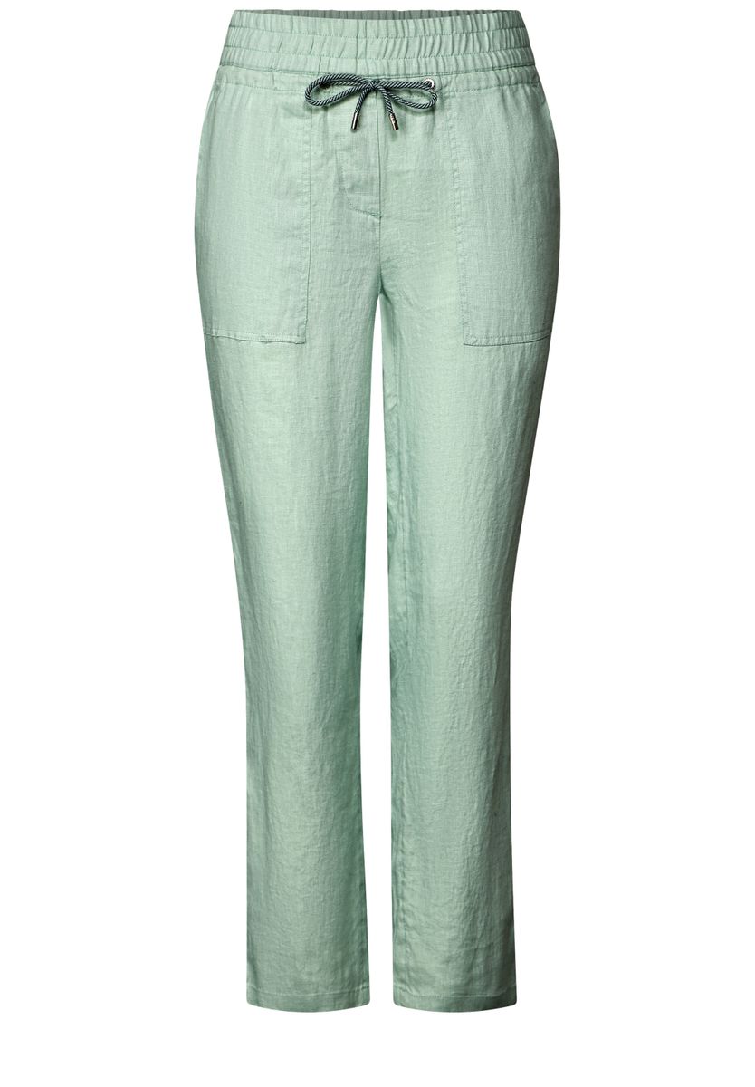 Leinenhose im Casual Fit