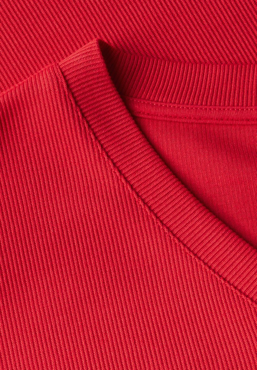 Kleid mit Rippstruktur
