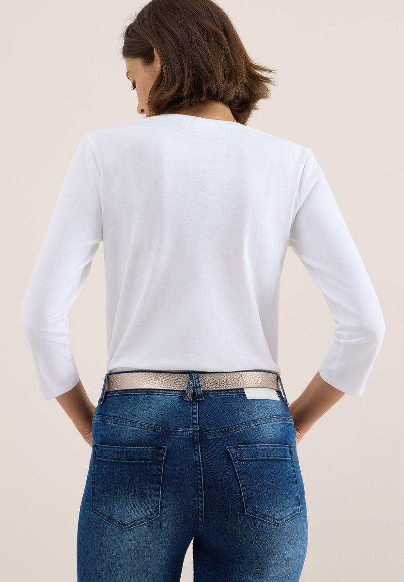 Glänzender Ledergürtel