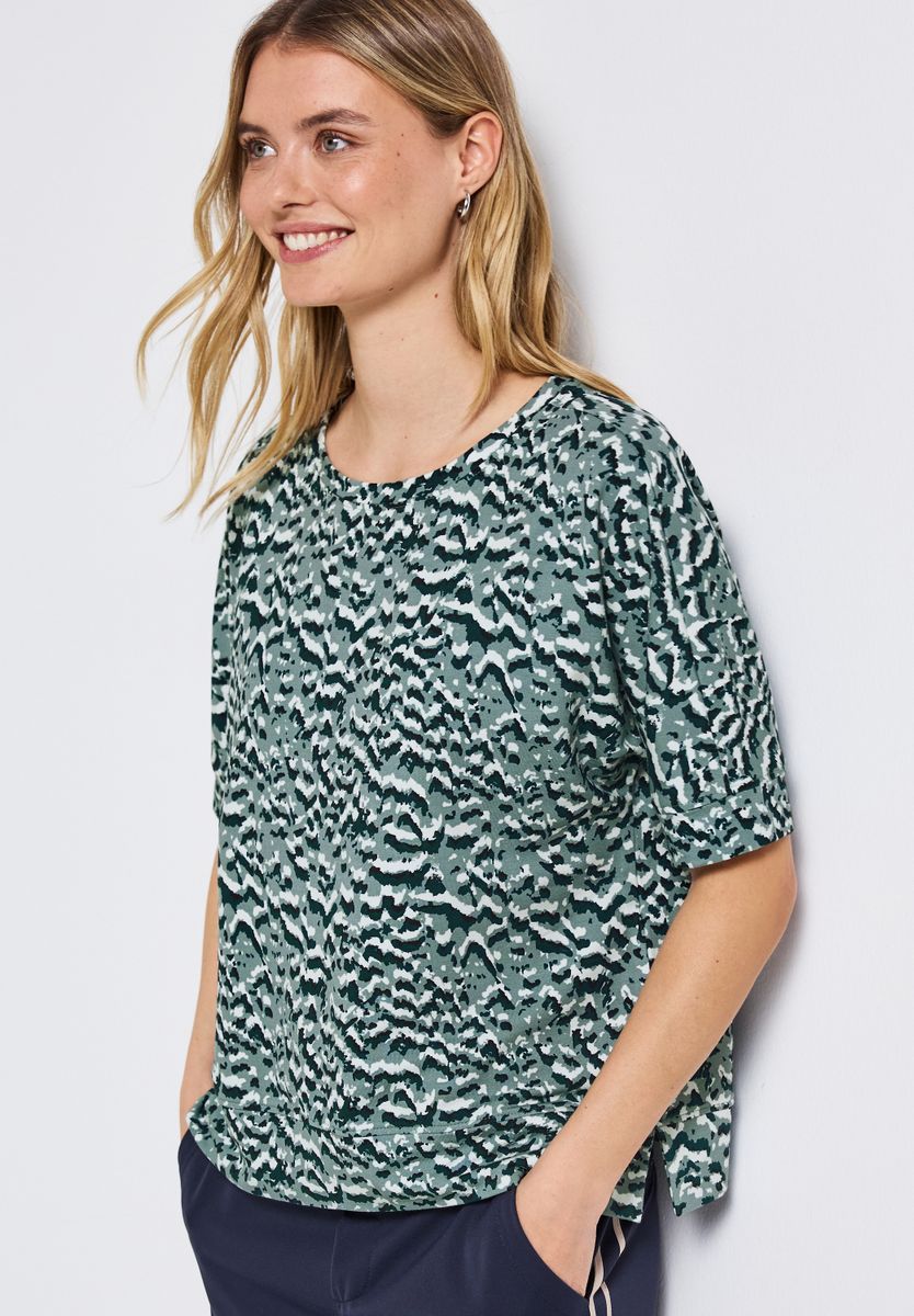 Gemustertes Batwing Shirt