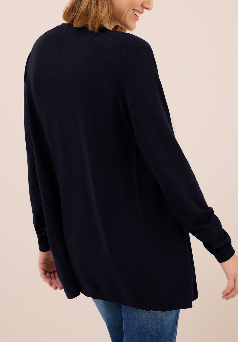 Offene Strickjacke