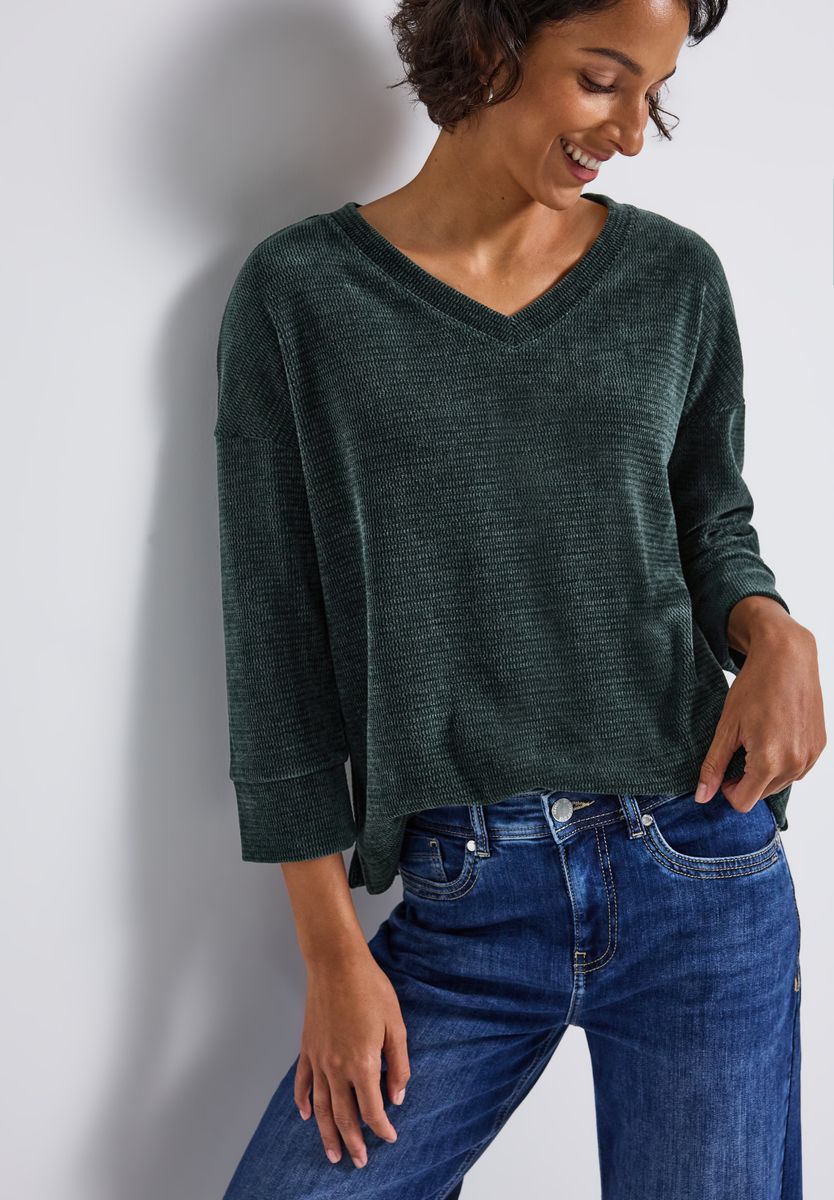 Kuscheliges V-Neck Shirt