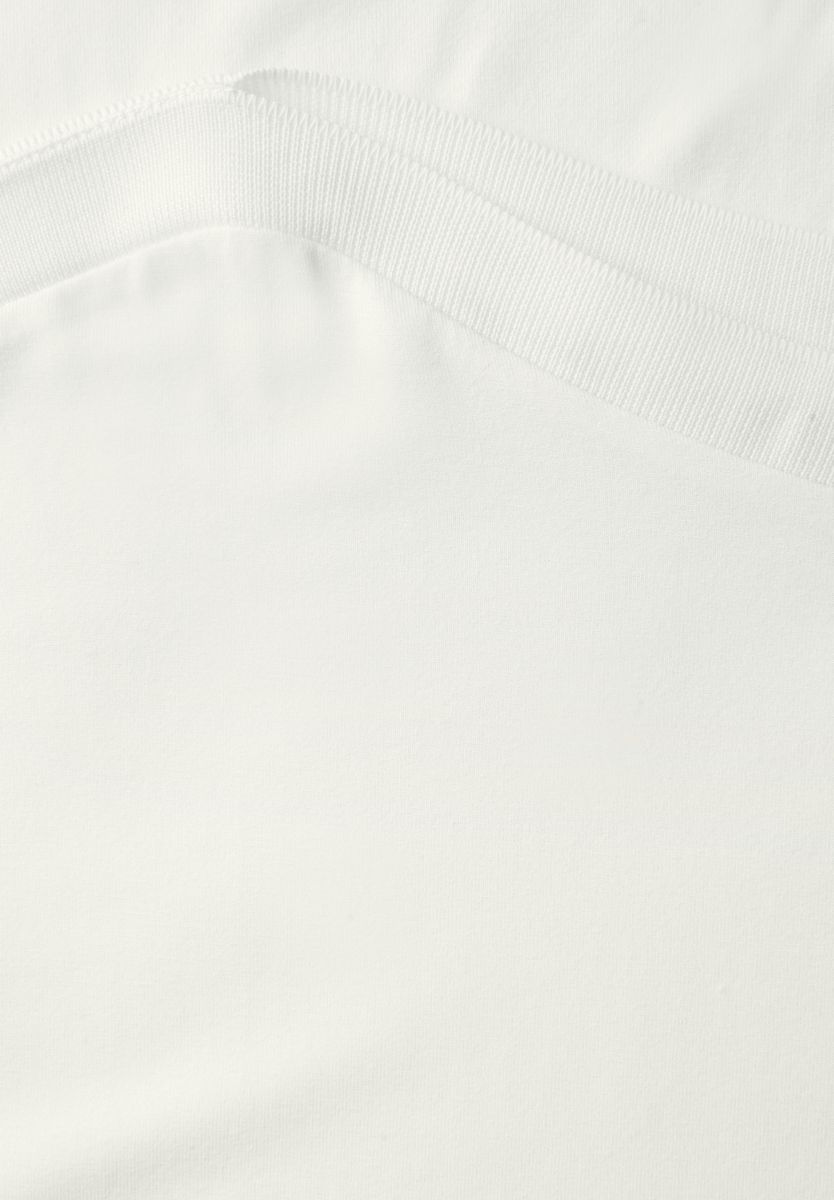 U-Boot Shirt mit Rippdetail