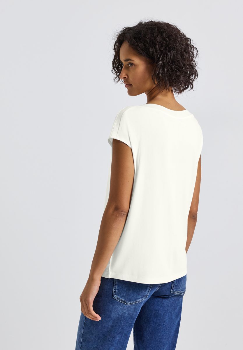 U-Boot Shirt mit Rippdetail
