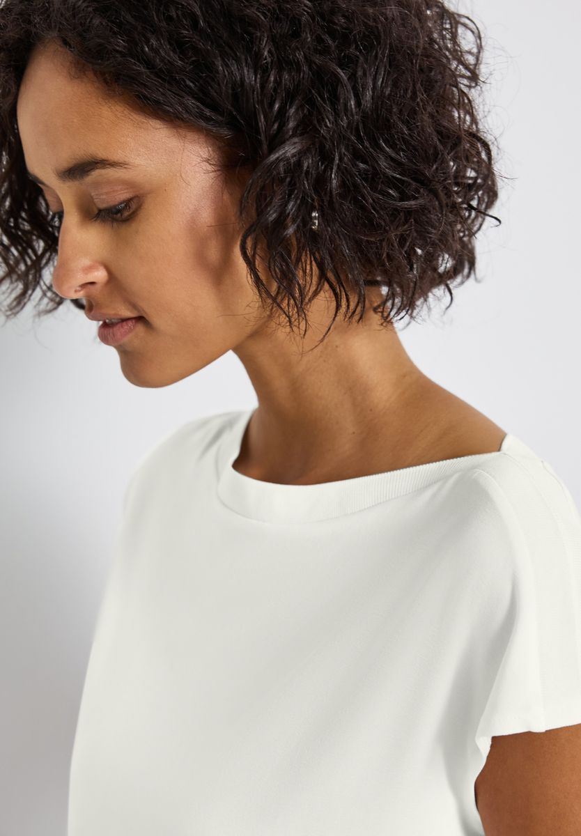 U-Boot Shirt mit Rippdetail
