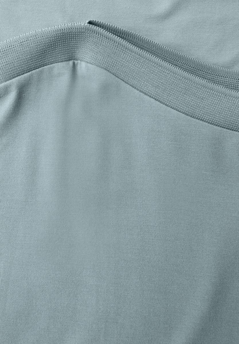 U-Boot Shirt mit Rippdetail