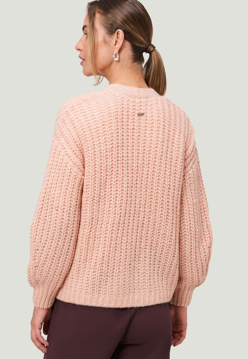Grobstrickjacke