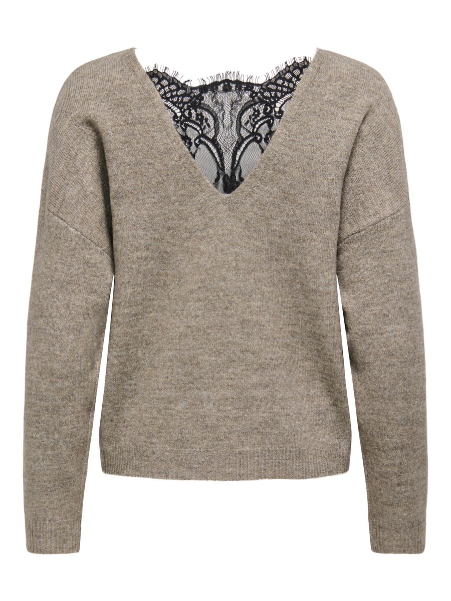 ONLADELE LS LACE MIX O-NECK CC KNT