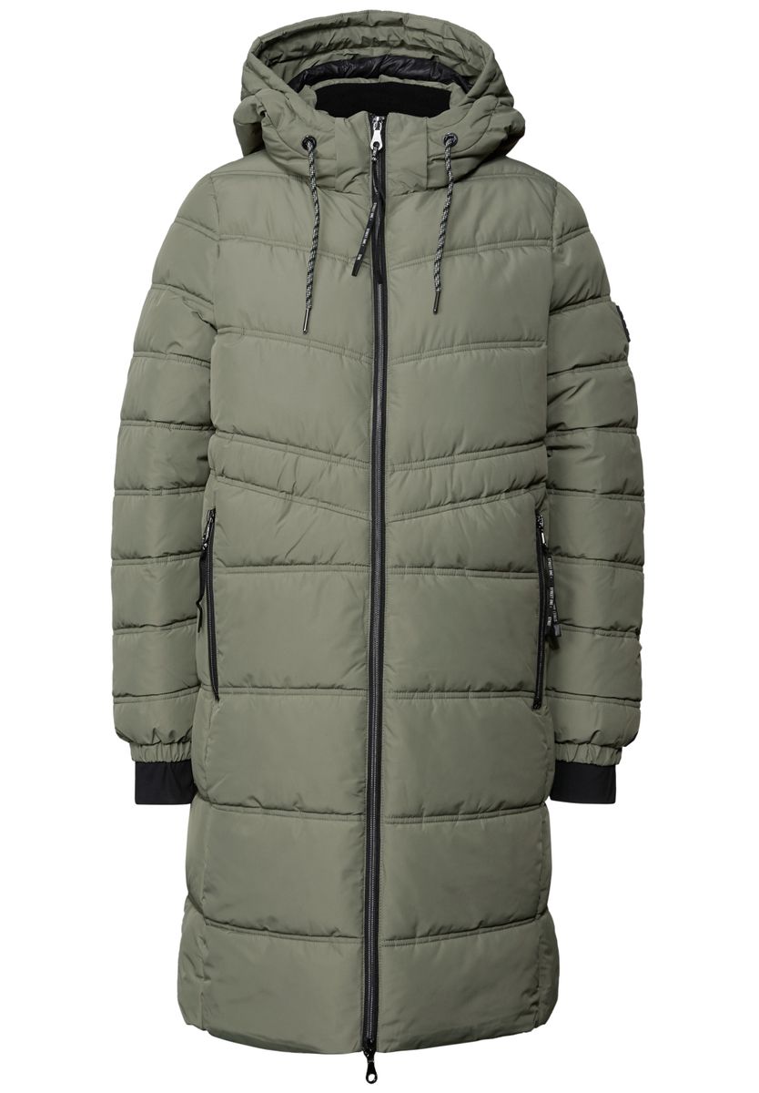 Lange Steppjacke