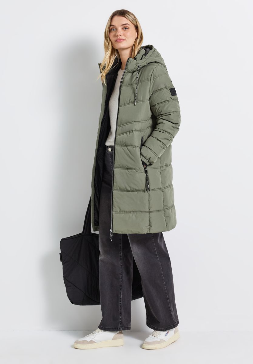Lange Steppjacke