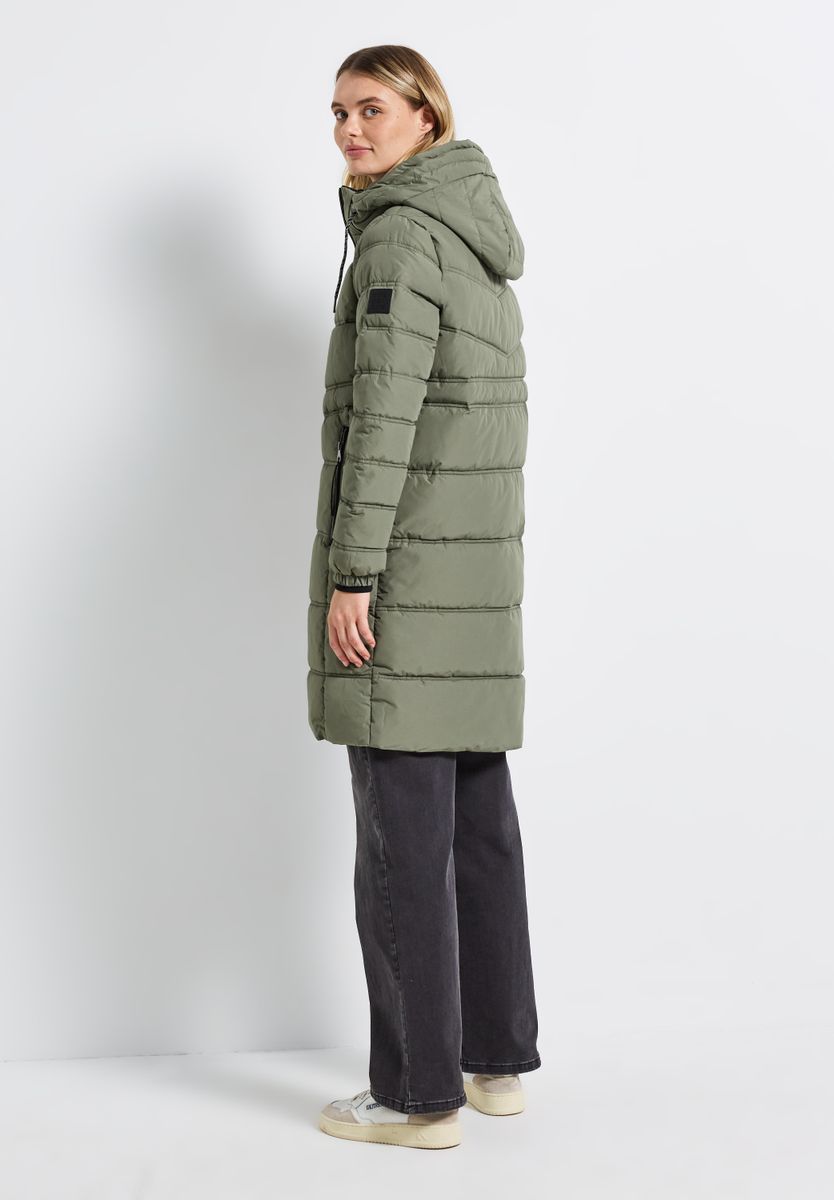 Lange Steppjacke