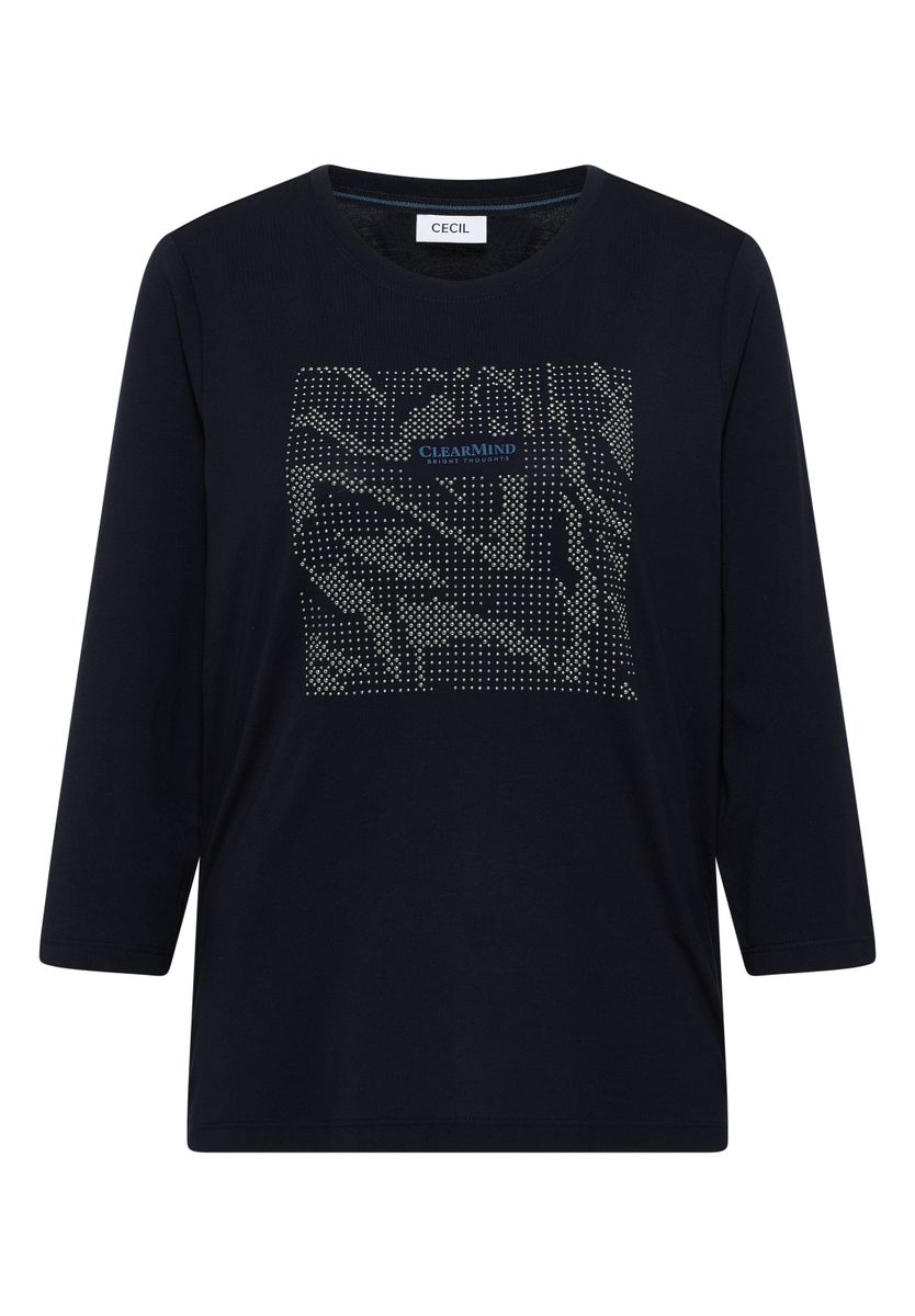 Shirt mit Schmucksteinen