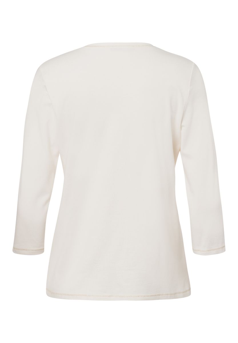 Shirt VELVET BLOOM mit Placement-Print