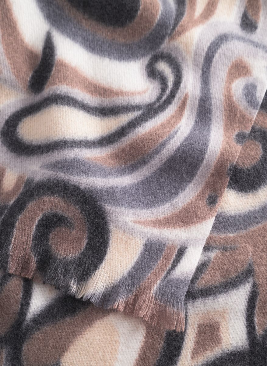 kaschmirweicher Schal mit Allover-Paisleymuster