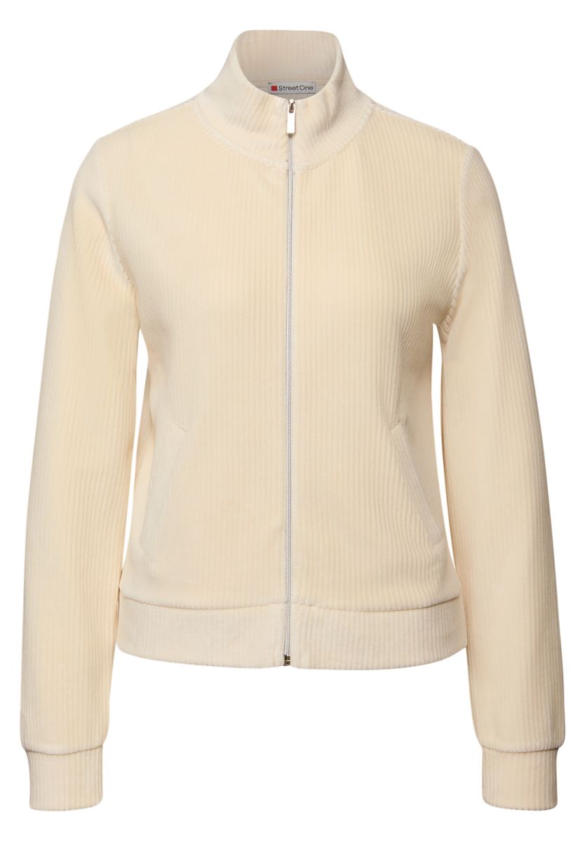Cordjacke mit Zipper