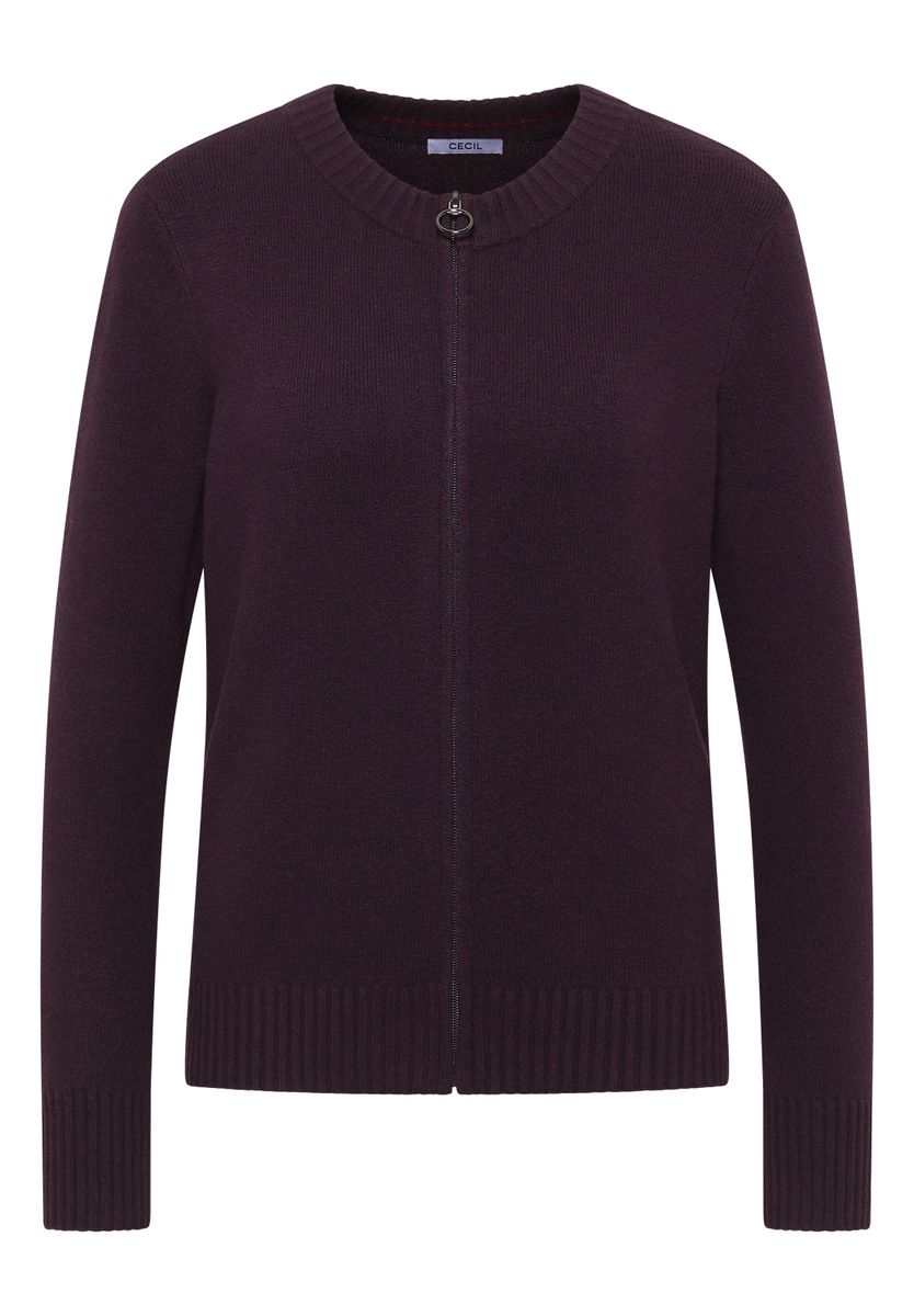 Cosy Cardigan mit Zipper