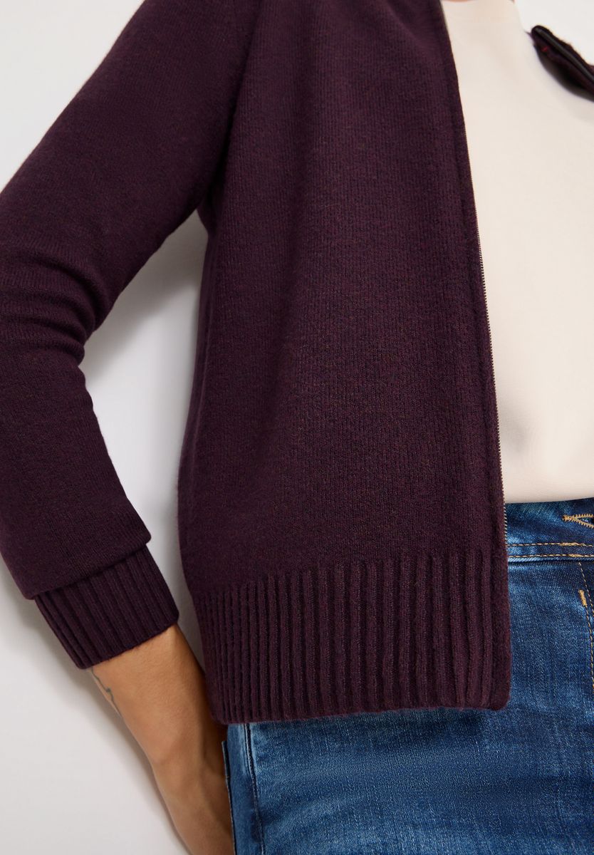 Cosy Cardigan mit Zipper