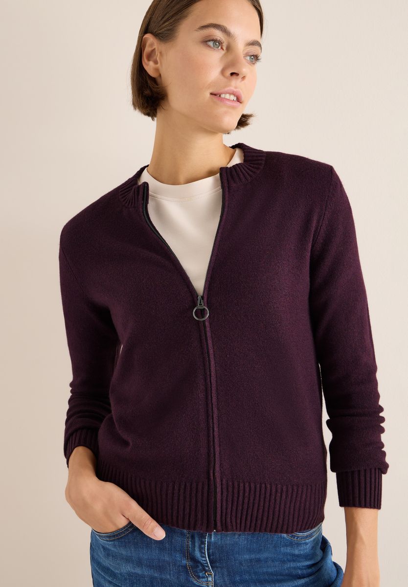 Cosy Cardigan mit Zipper