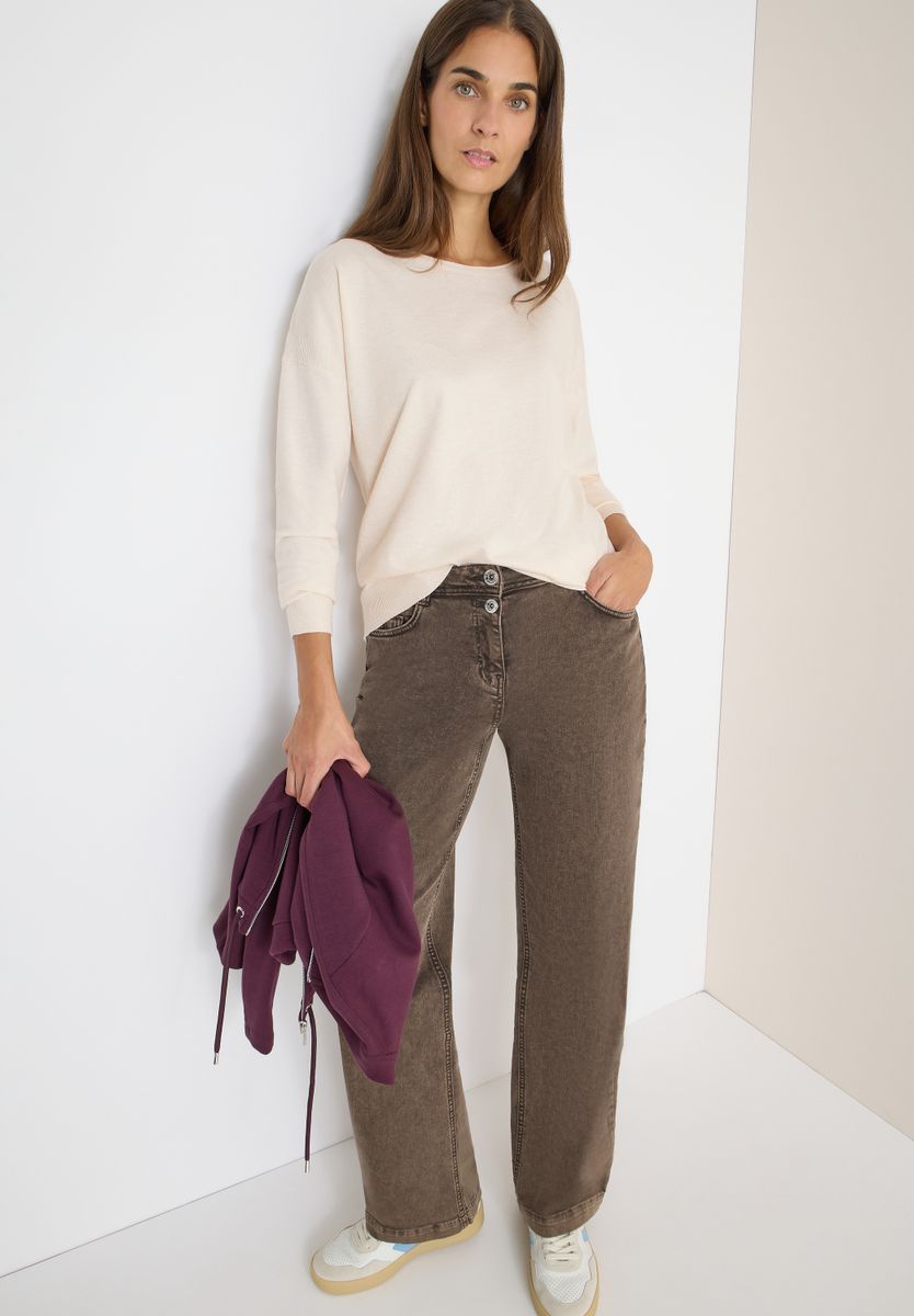 Pullover mit Strukturdetail