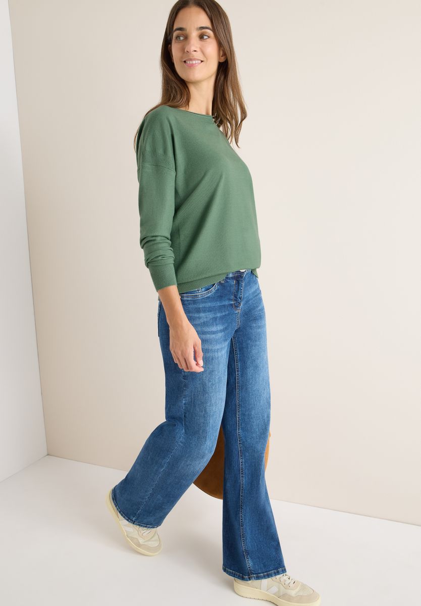 Pullover mit Strukturdetail