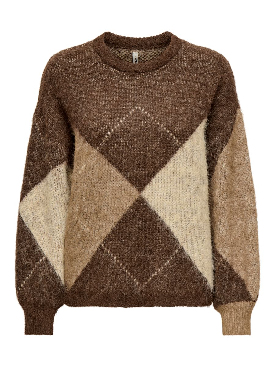 ONLNOEME LIFE LS JQ O-NECK NCA KNT