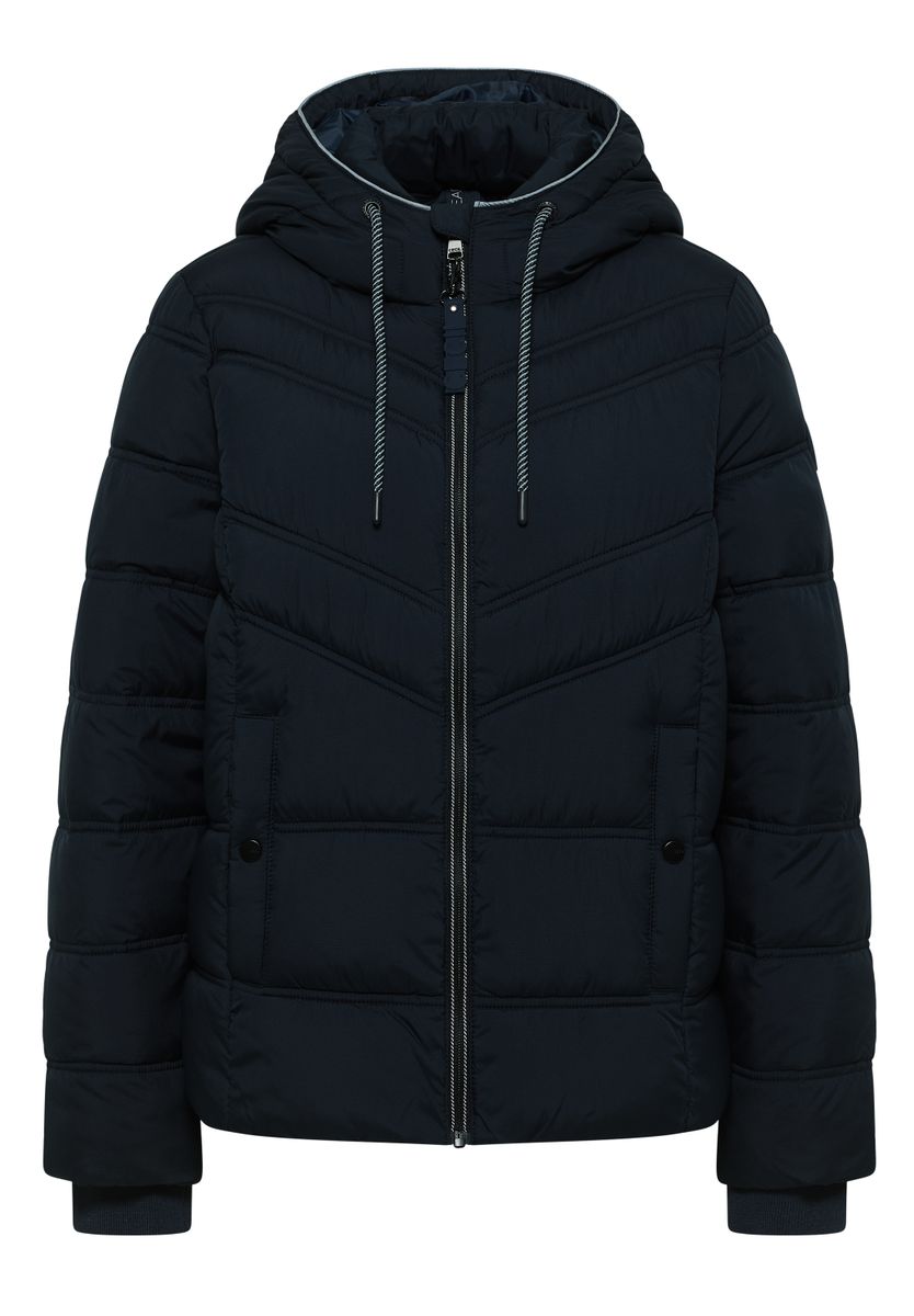 Steppjacke mit Kapuze