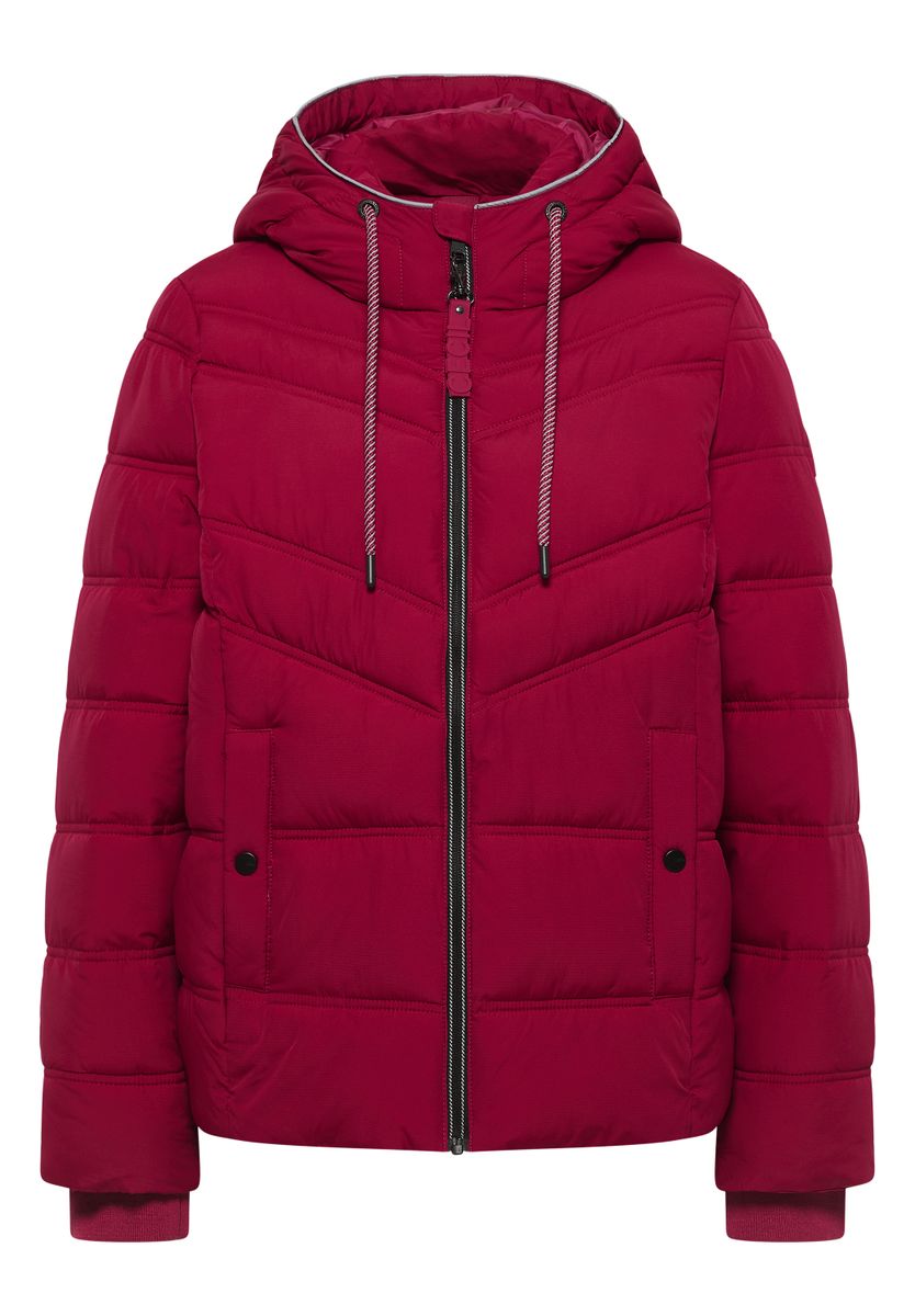 Steppjacke mit Kapuze