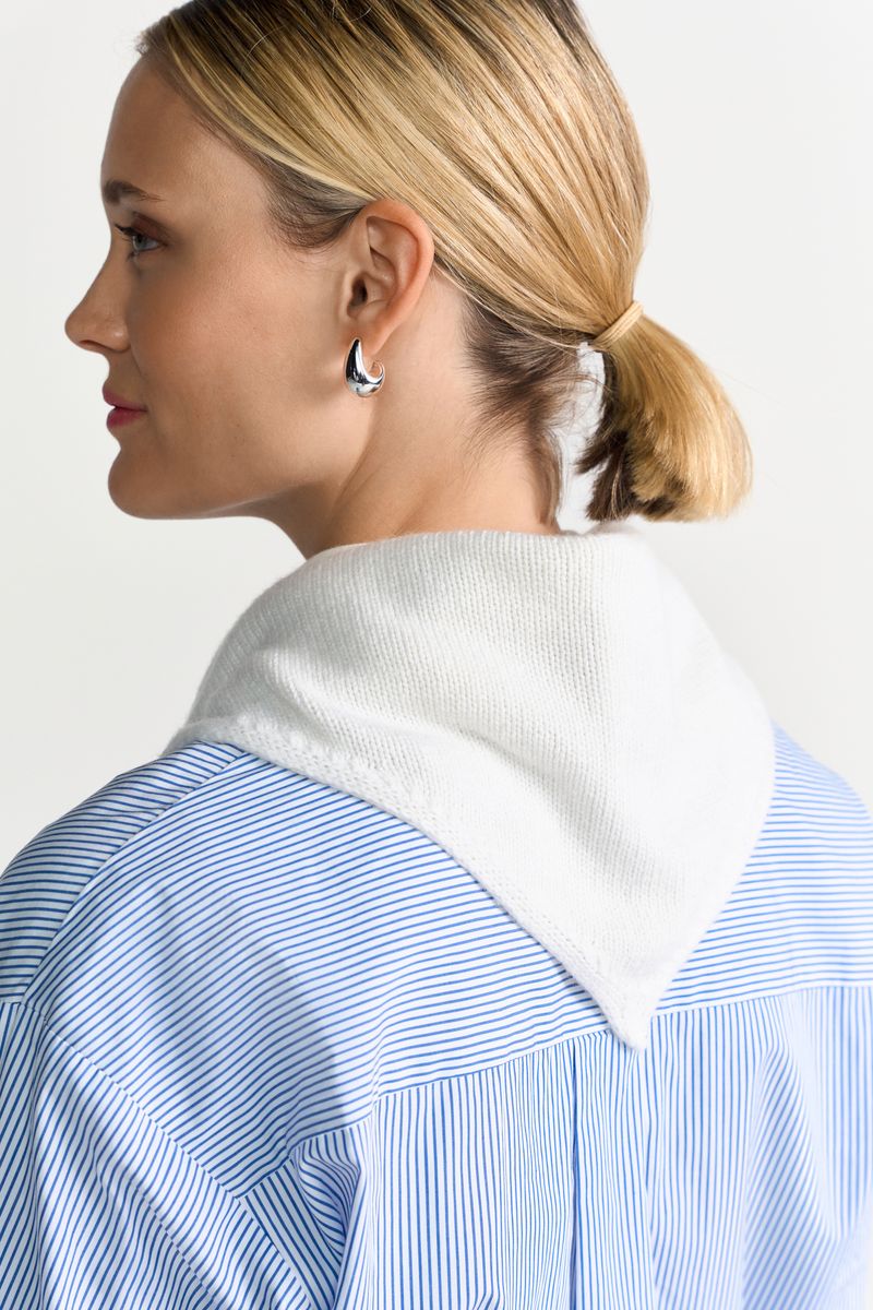 Knitted Triangle Scarf