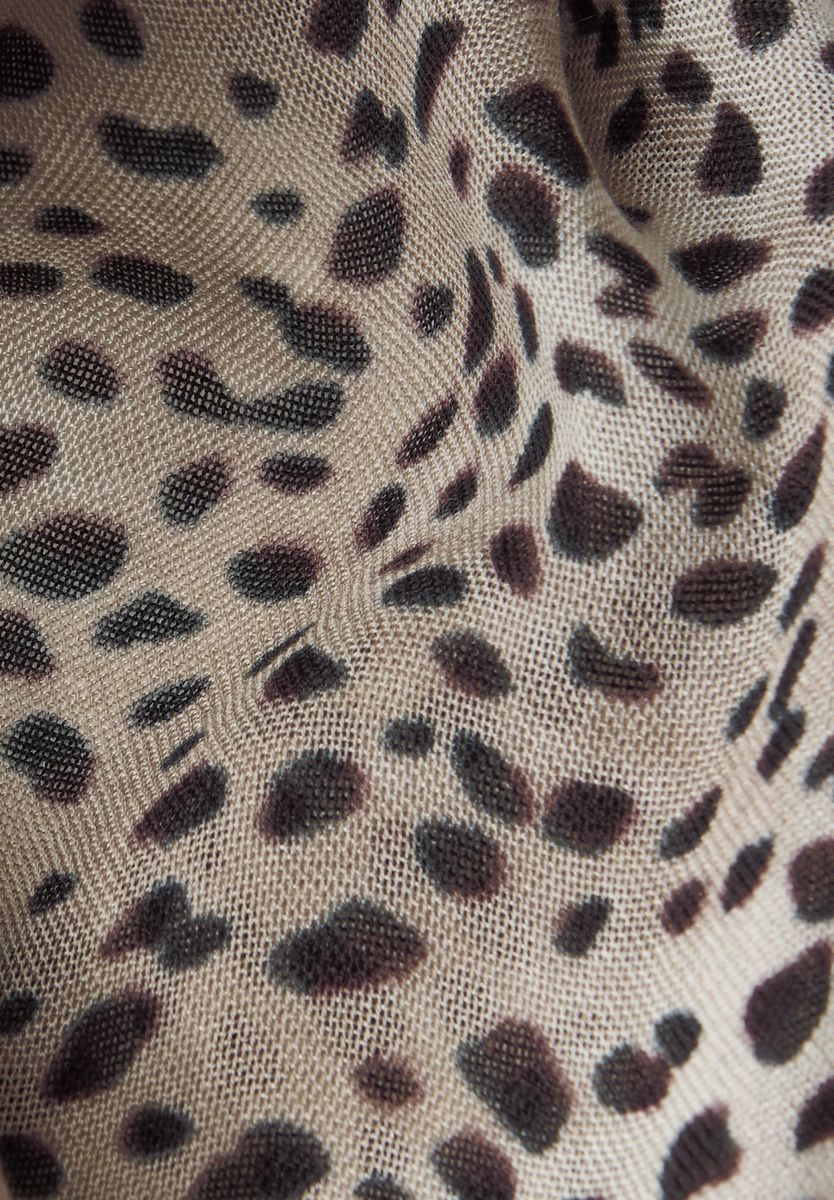 Gemusterter Loop Schal